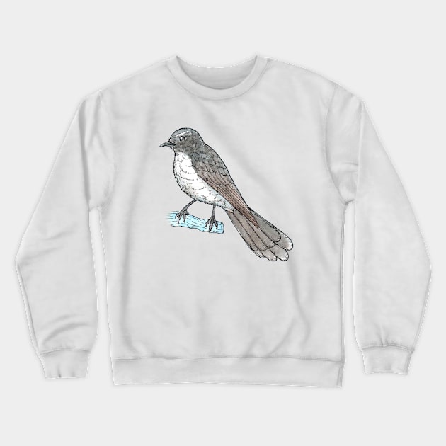 Wille Wagtail Crewneck Sweatshirt by bangart